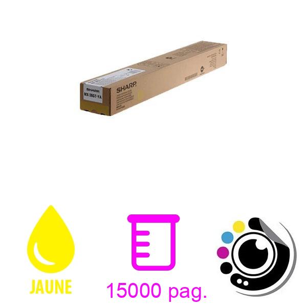 Toner Original Sharp MX36GT Jaune