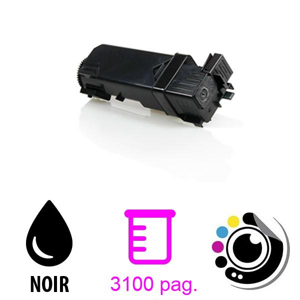 Toner Compatible Xerox Phaser 6128 Noir 106R01455