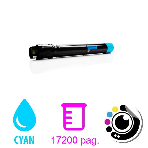 Toner Compatible Xerox Phaser 7800 Cyan 106R01566