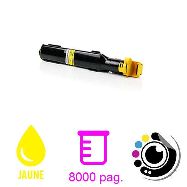 Toner Compatible Xerox Workcentre 7132/7232/7242 Jaune 006R01263