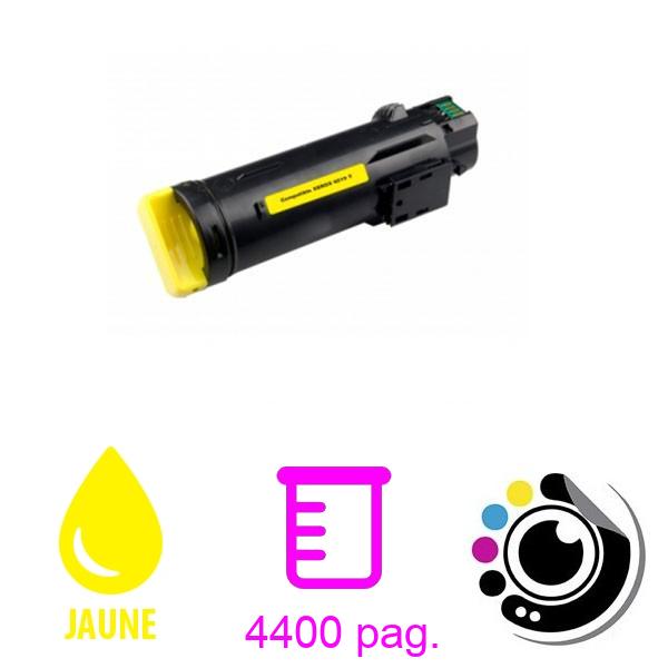 Toner Compatible Xerox Workcentre 6515 / phaser 6510 Jaune 106R03479 / 106R03475