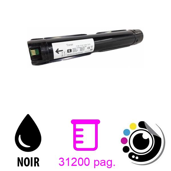 Compatible Xerox Toner VERSALINK c7100/c7120/c7125/c7130 Negro