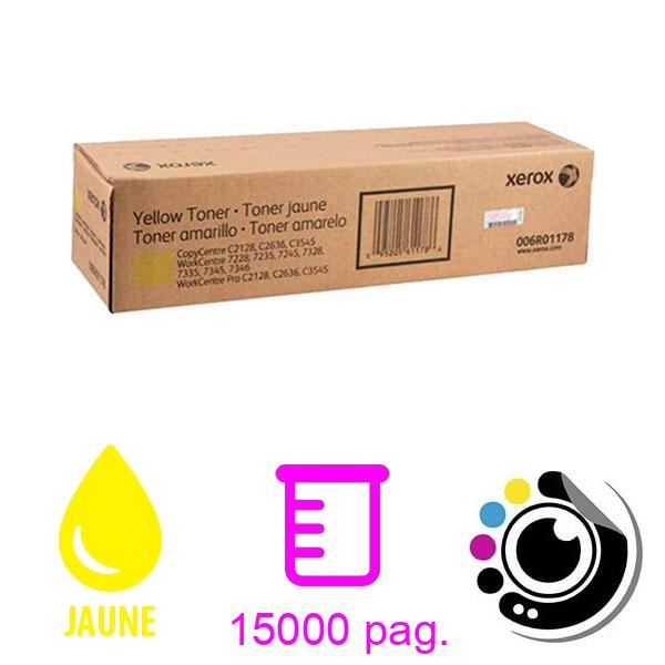 Toner Original Xerox WorkCentre 7335 Jaune 006R01178