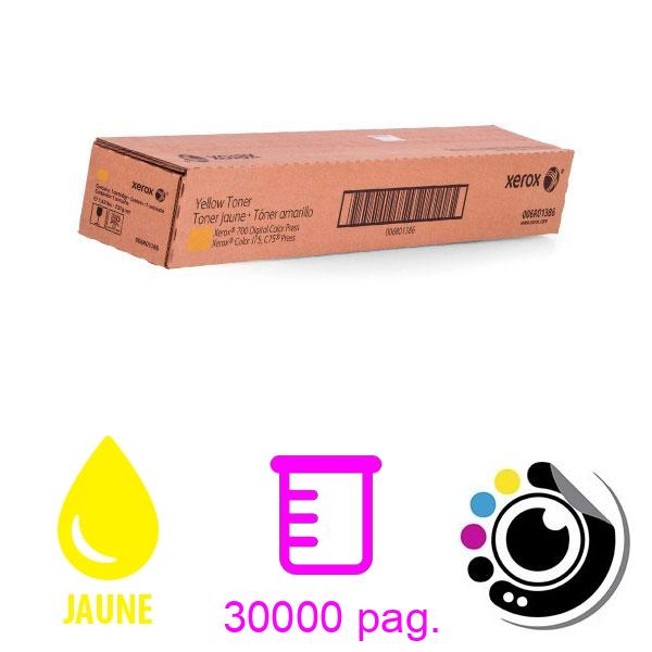 Original Tóner Xerox 700, Color J75, C75 Jaune 006R01378