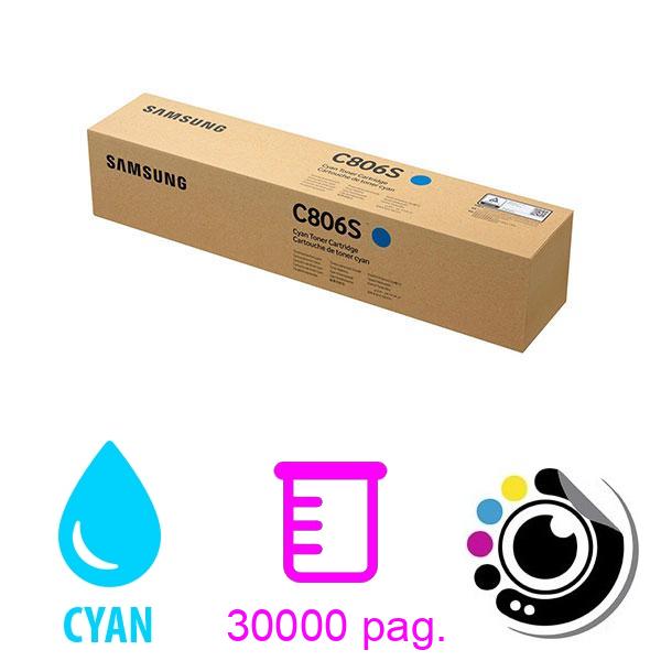 Toner Original Samsung CLTC806S Cyan SS553A