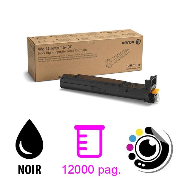 Toner Original Xerox WorkCentre 6400 Noir 106R01323