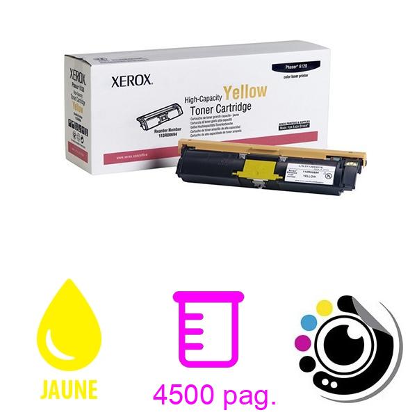 Toner Original Xerox 6120 Jaune XL 113R003694