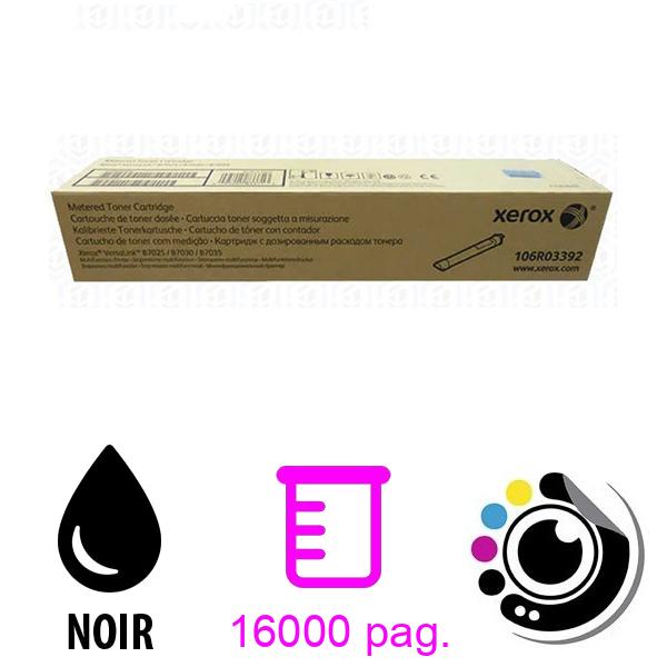 Original Toner Xerox B7025/7030/7035 Noir 106R03392